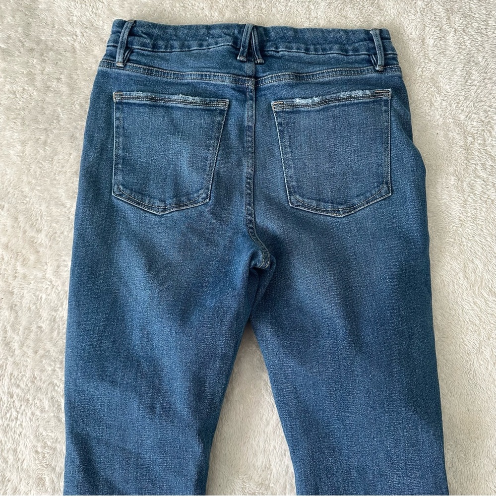 Good American Good Legs High Waist Chew Hem Ankle Cigarette Jeans sz 10/30 - Picture 6 of 9